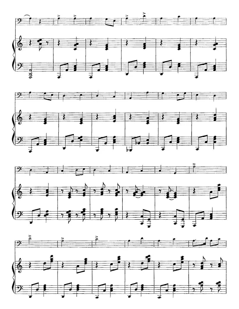 山歌与号子（长号+钢琴伴奏）