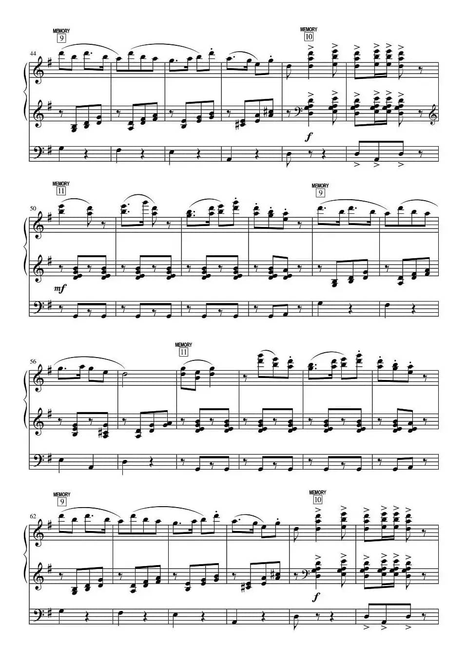 小放牛（双排键电子琴）