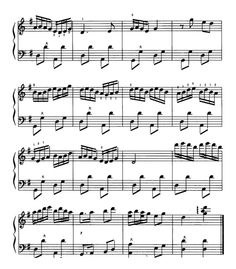 小放牛（4个版本）