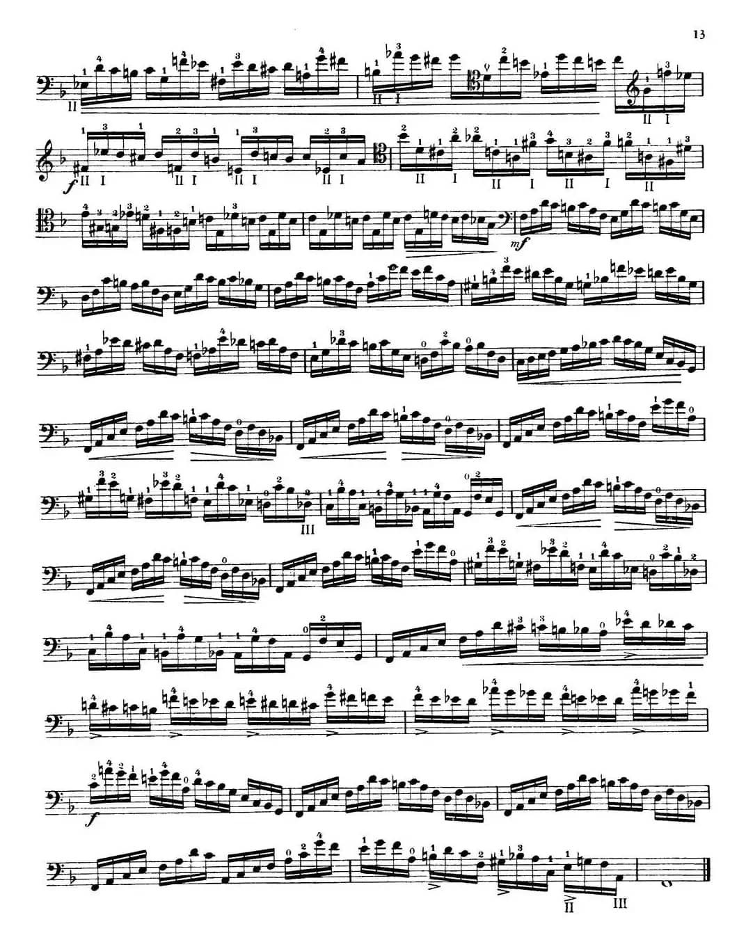 大提琴高级练习曲40首 No.6