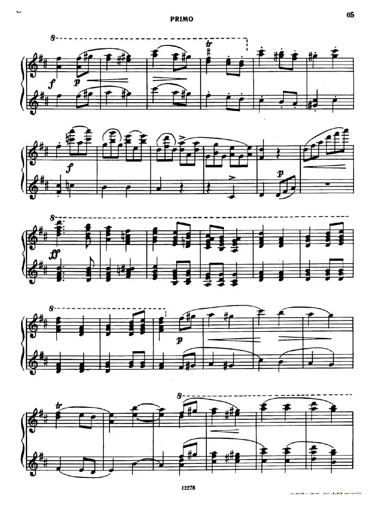 Tarantella in D Major(D大调塔兰泰拉舞曲·四手联弹)
