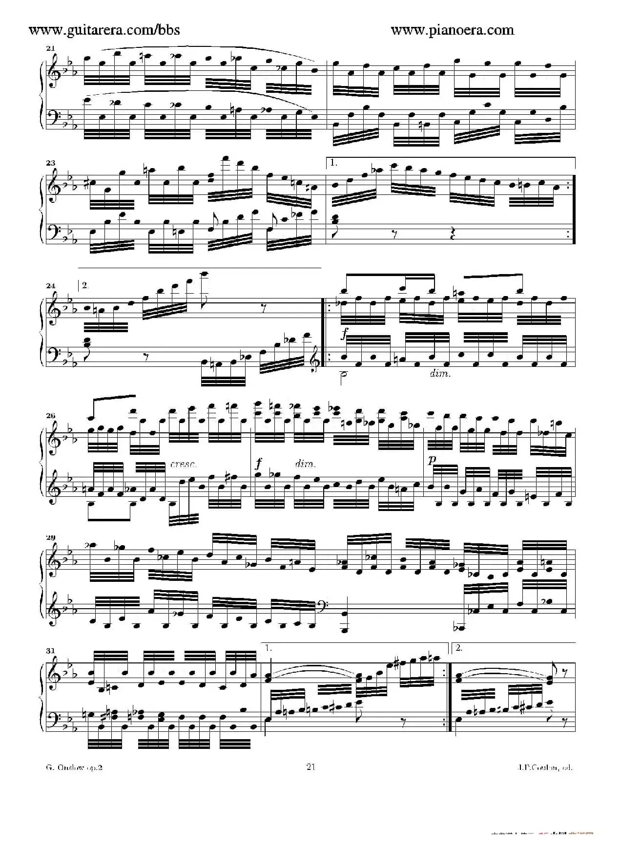 Grande Piano Sonata in c Minor Op.2（c小调华丽钢琴奏鸣曲·第三乐章）