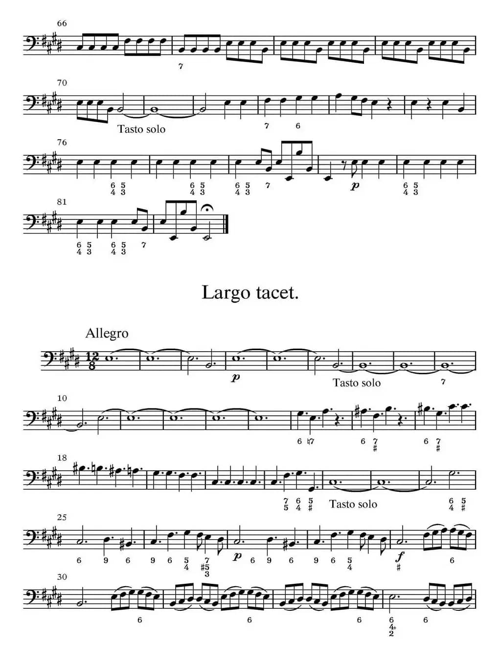 All parts of Spring（四季·春天）（贝斯分谱）