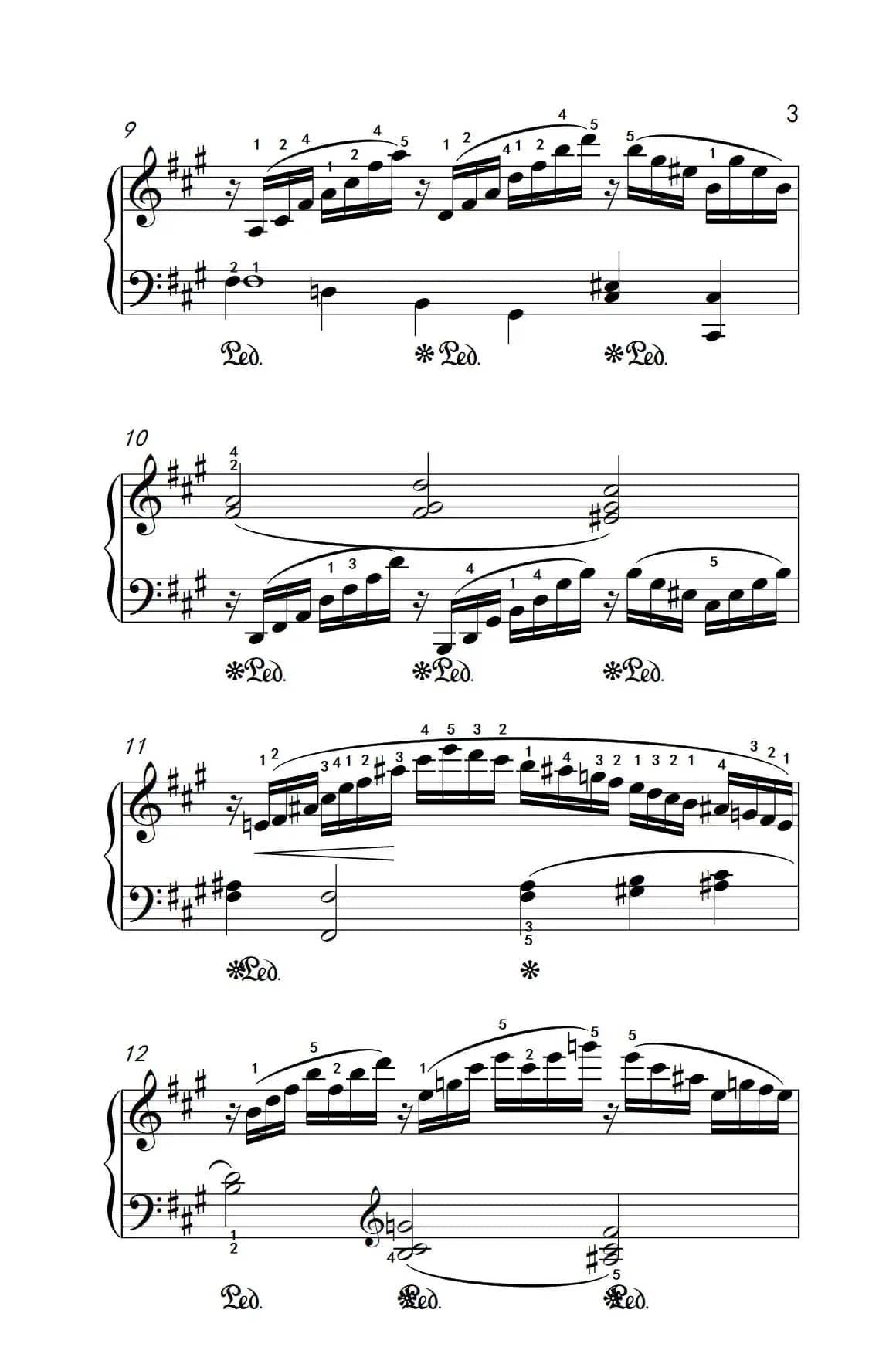 第九级2.练习曲 No.7（中央音乐学院 钢琴（业余）考级教程 7-9级）