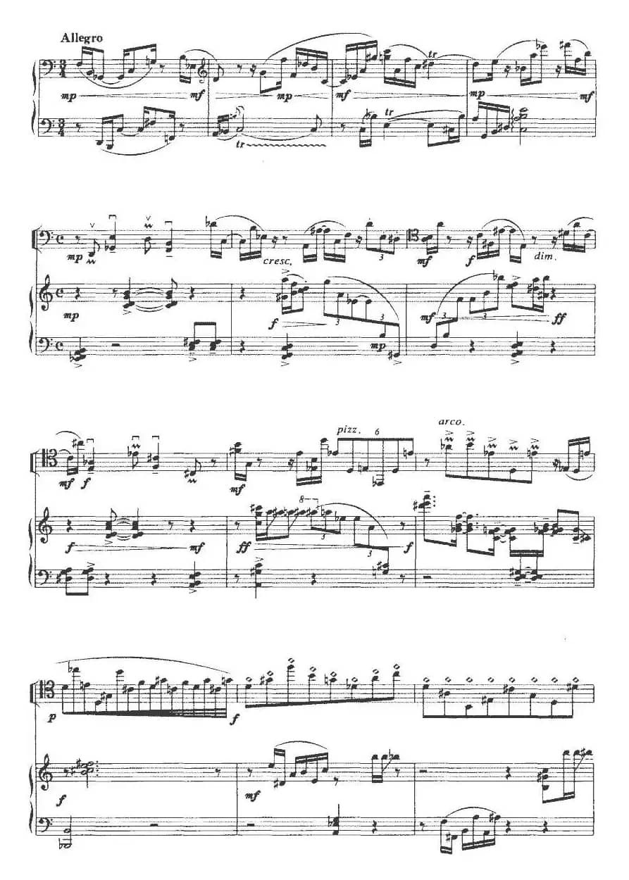 随想曲（吴志闹作曲版、大提琴+钢琴伴奏）