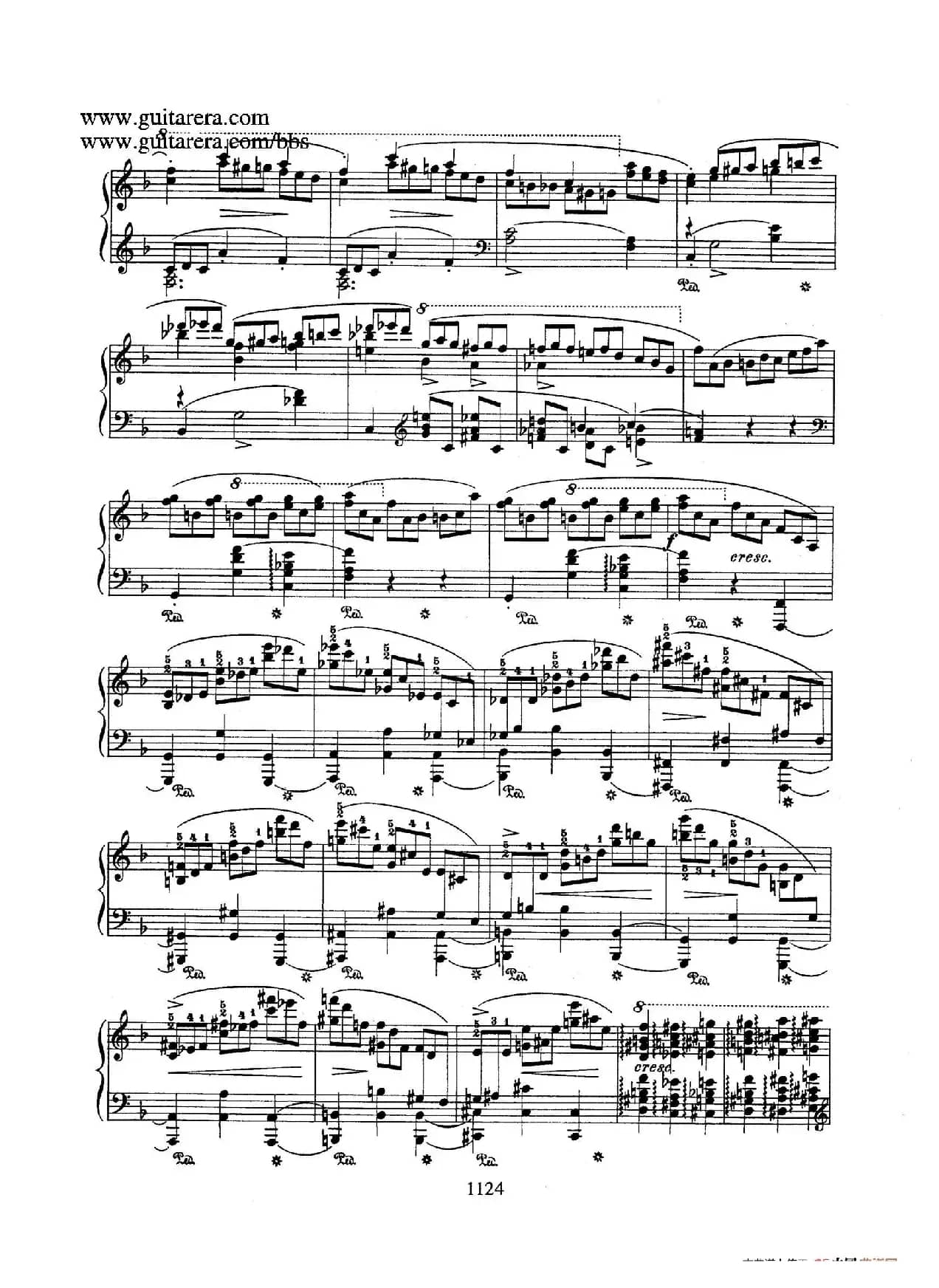 Piano Concerto No.2 in f Minor Op.21(f小调第二钢琴协奏曲·钢琴独奏版)