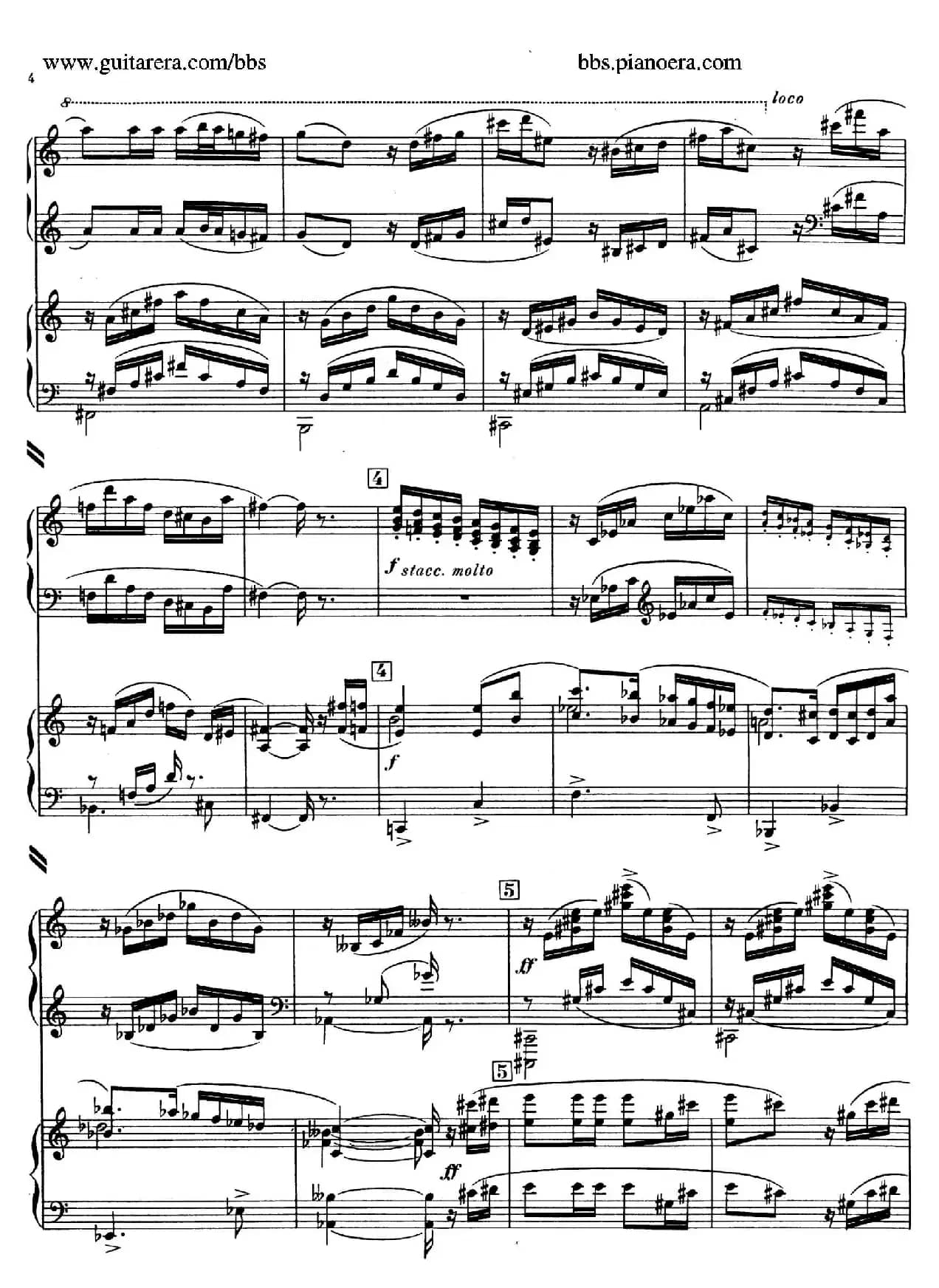 Piano Concerto in c-sharp Minor （升c小调钢琴协奏曲·第一乐章）