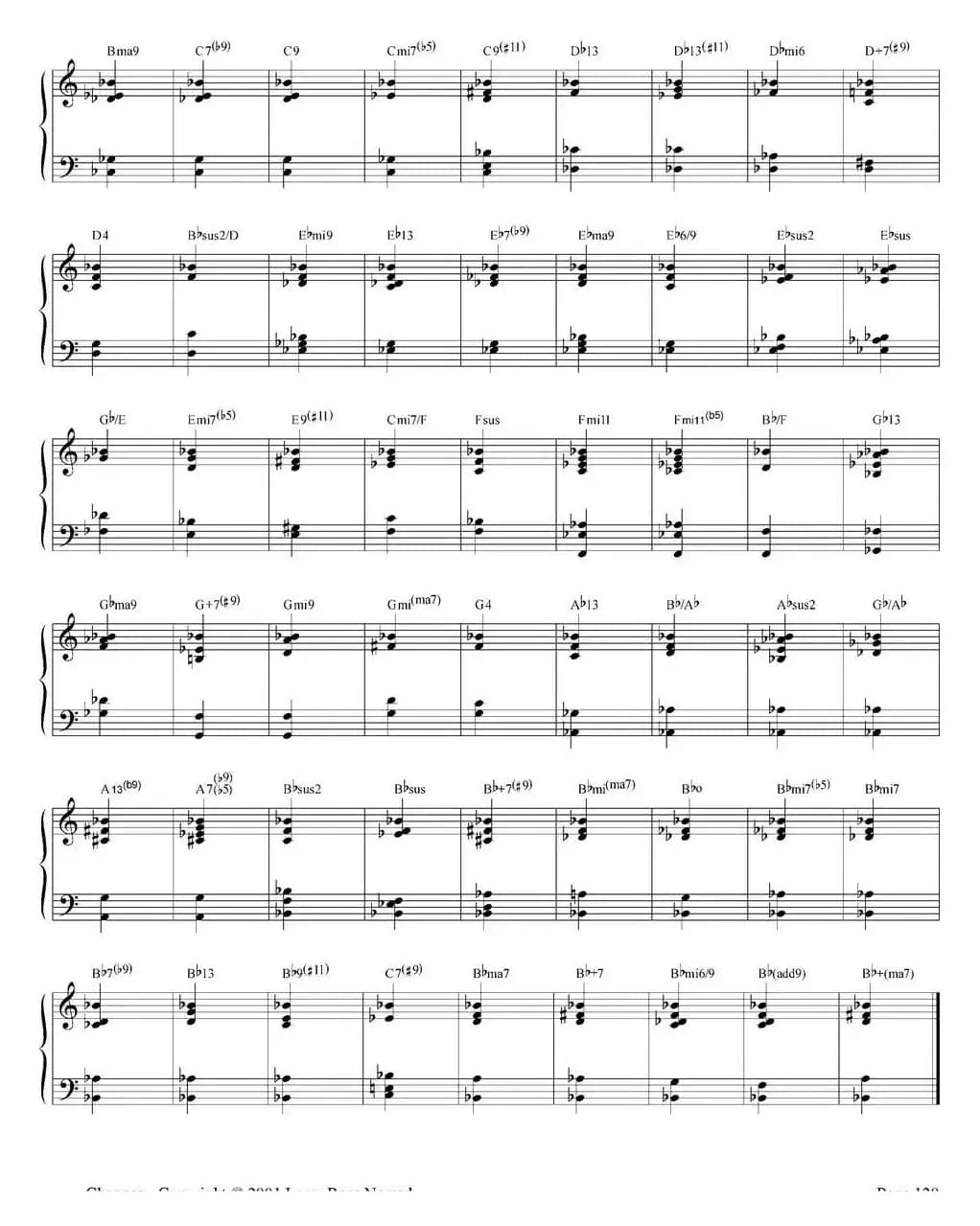 Changes（爵士乐和弦教材）（P101-125）