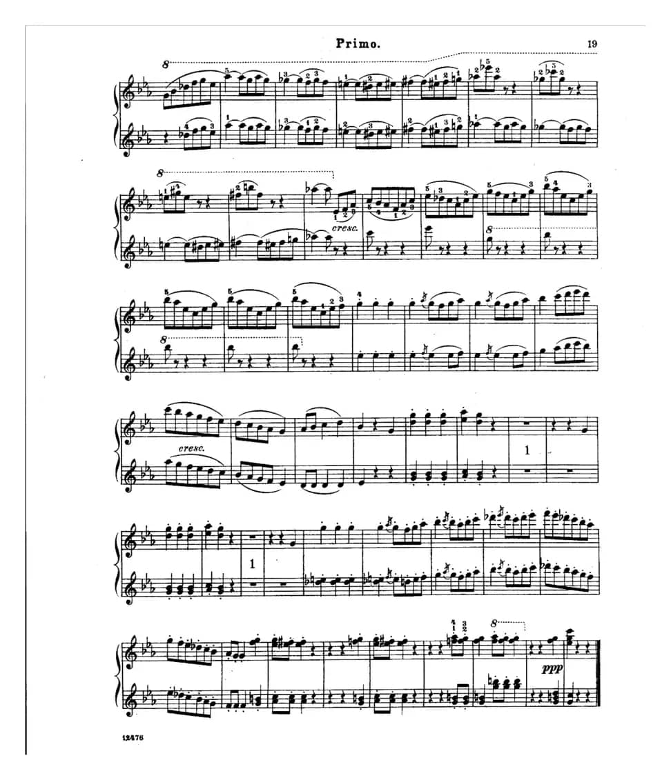 L'Arlesienne Suite No·1（阿莱城姑娘·第一组曲·四手联弹）