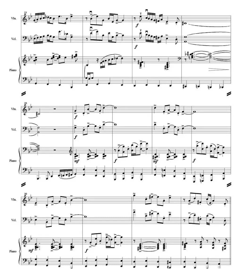 Becha（Spring 春天、小提琴+大提琴+钢琴伴奏）