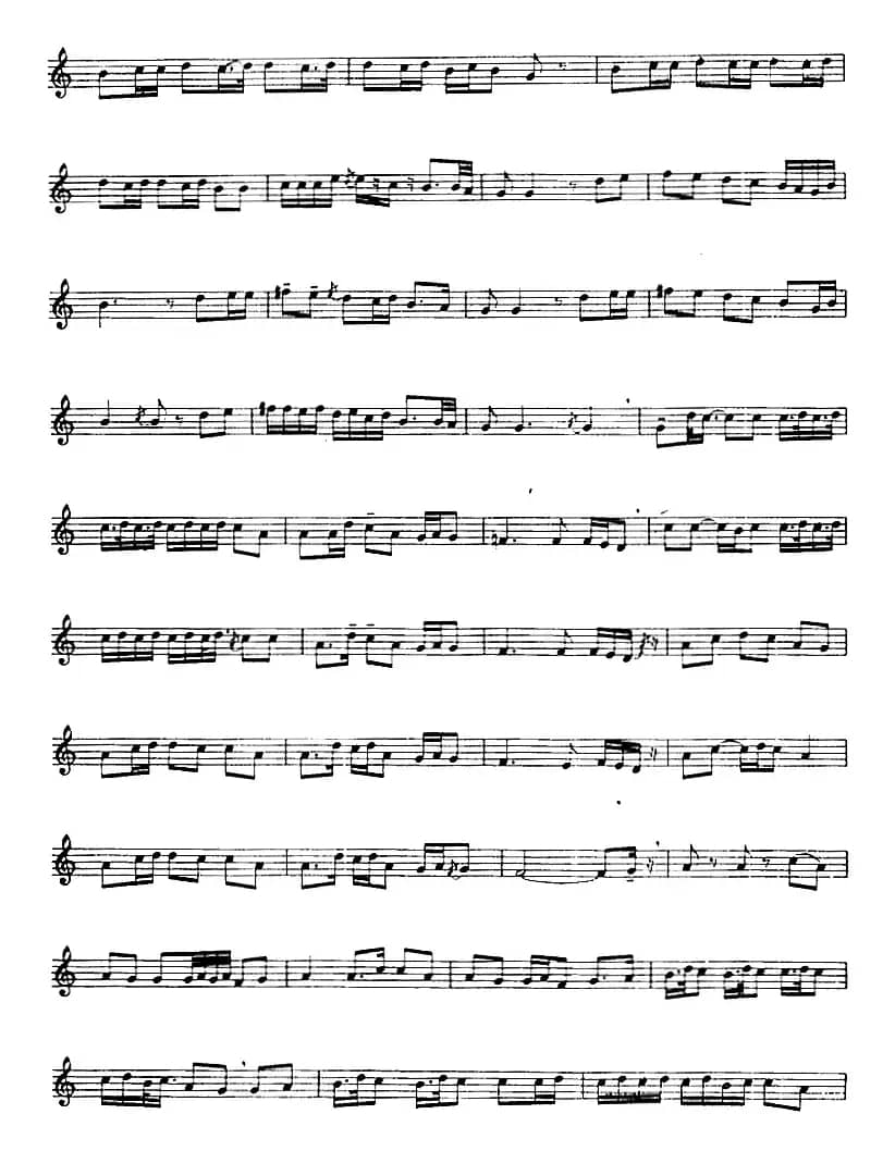 十二木卡姆：Ⅺ 西尕木卡姆 496——509（主旋律谱）