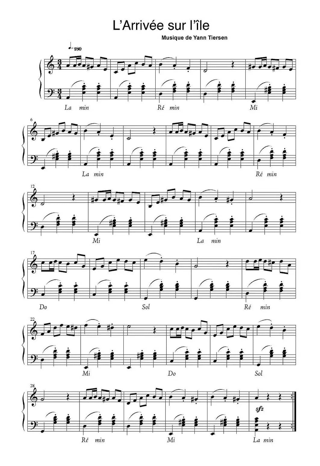 L'arrivée sur l'ile 