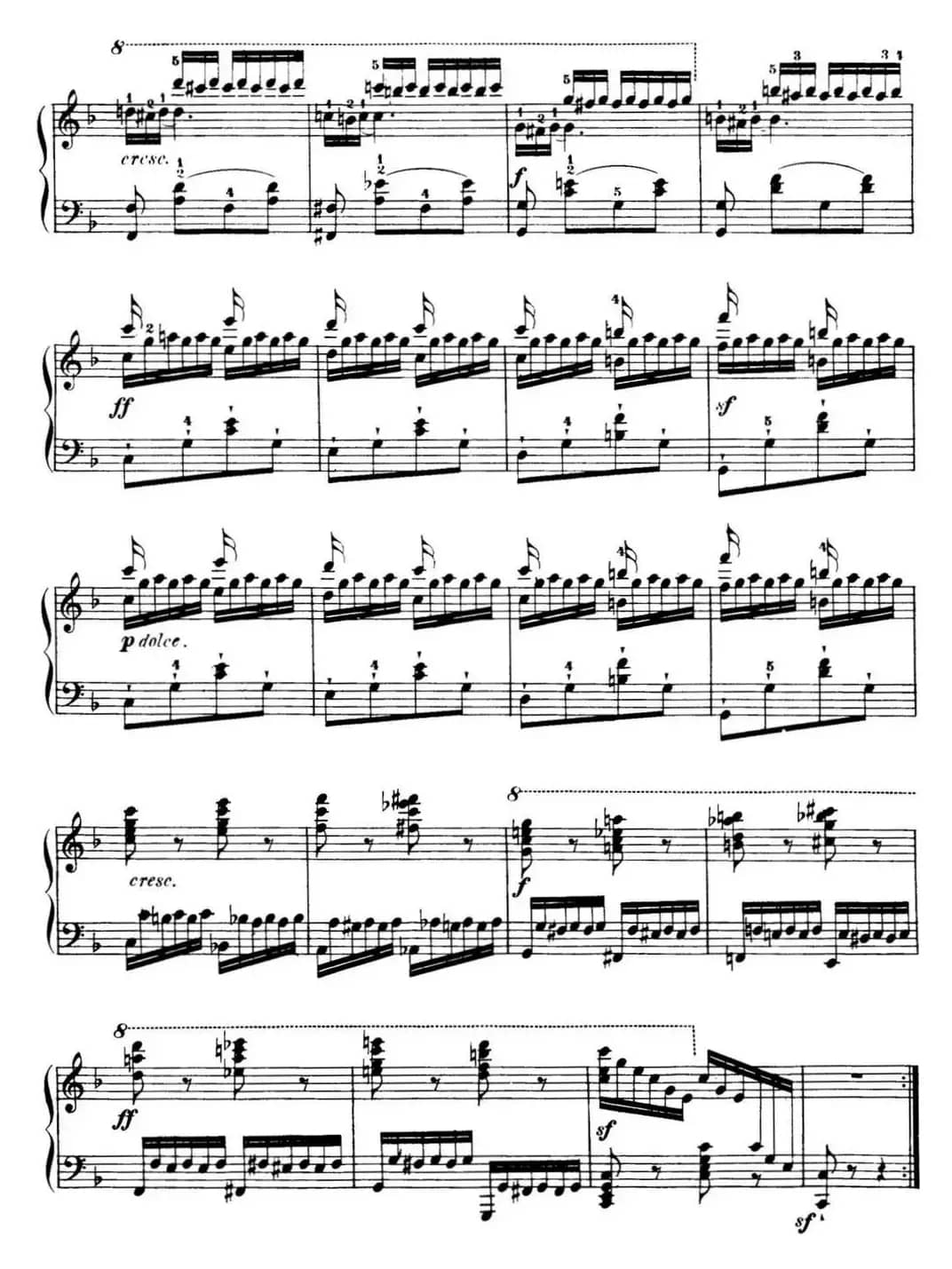 40首车尔尼Op.299钢琴快速练习曲（NO.40）