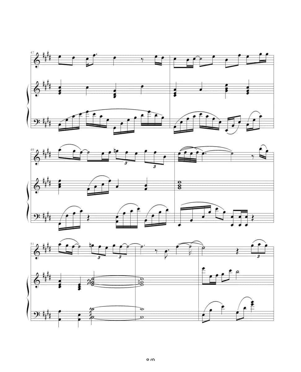 一千年以后（钢琴伴奏谱）