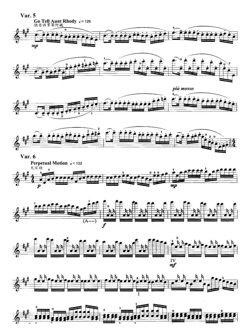 拉起我珍爱的小提琴（小提琴无伴奏变奏曲）