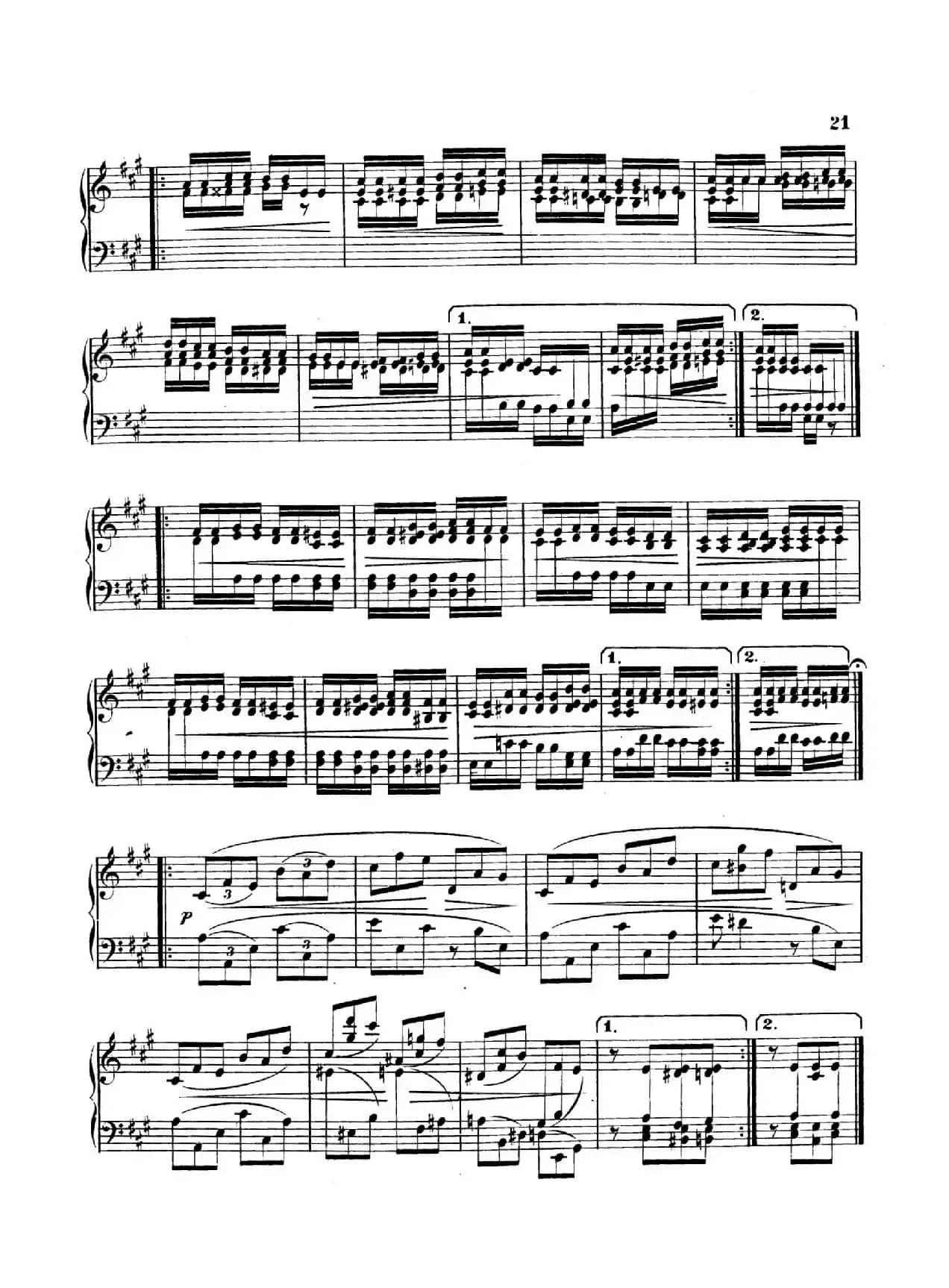 Variations on Yankee Doodle from Miscellenies Op.93（扬基嘟得主题变奏曲）