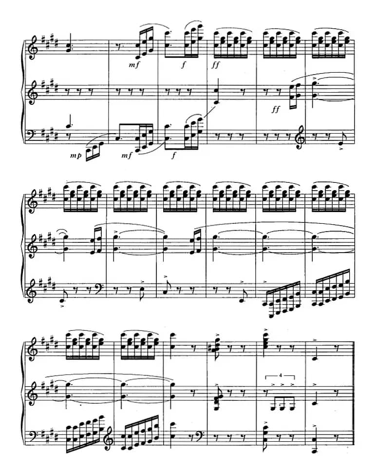 组曲·家乡之歌（IV 跳场的日子）