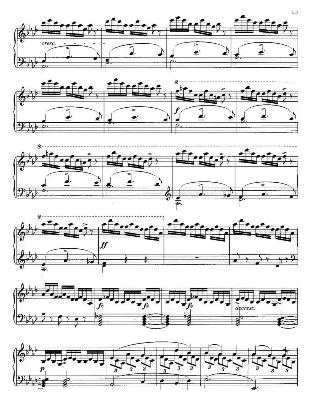 不可不弹的世界钢琴名曲：即兴曲（第4首）