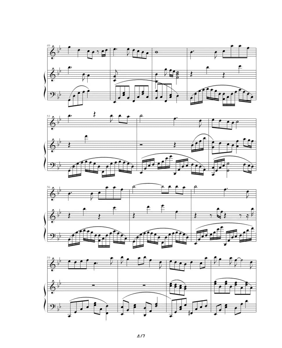 花园（钢琴伴奏谱）