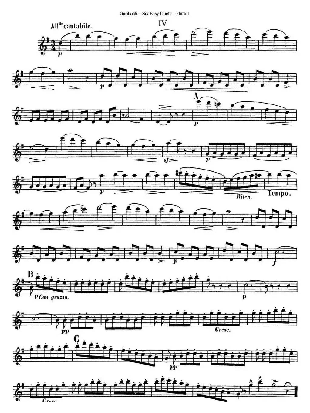 六首简易二重奏作品145号