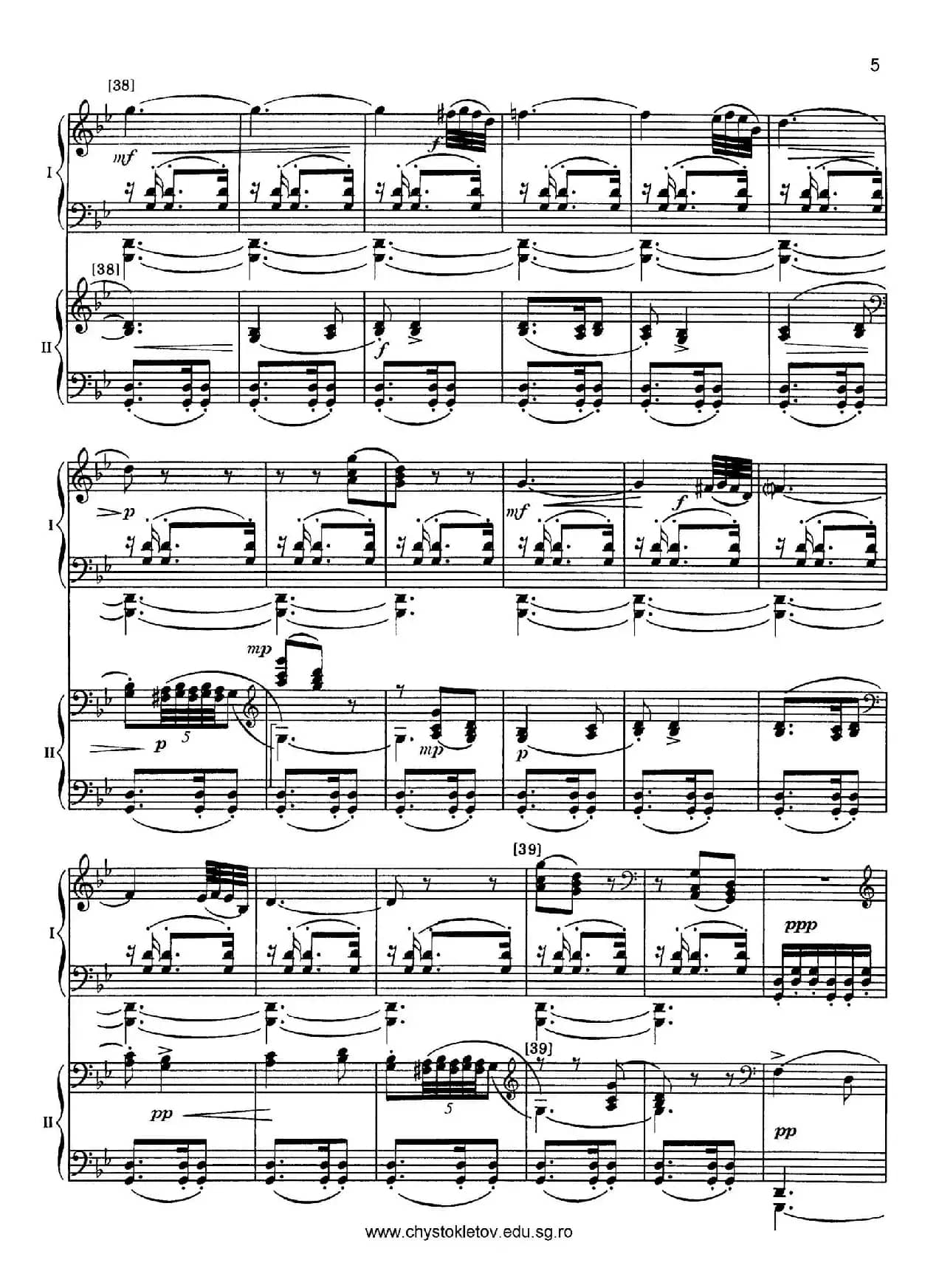 Nutcracker Op.71 芭蕾舞剧《胡桃夹子》(改编双钢琴版·第四部分)