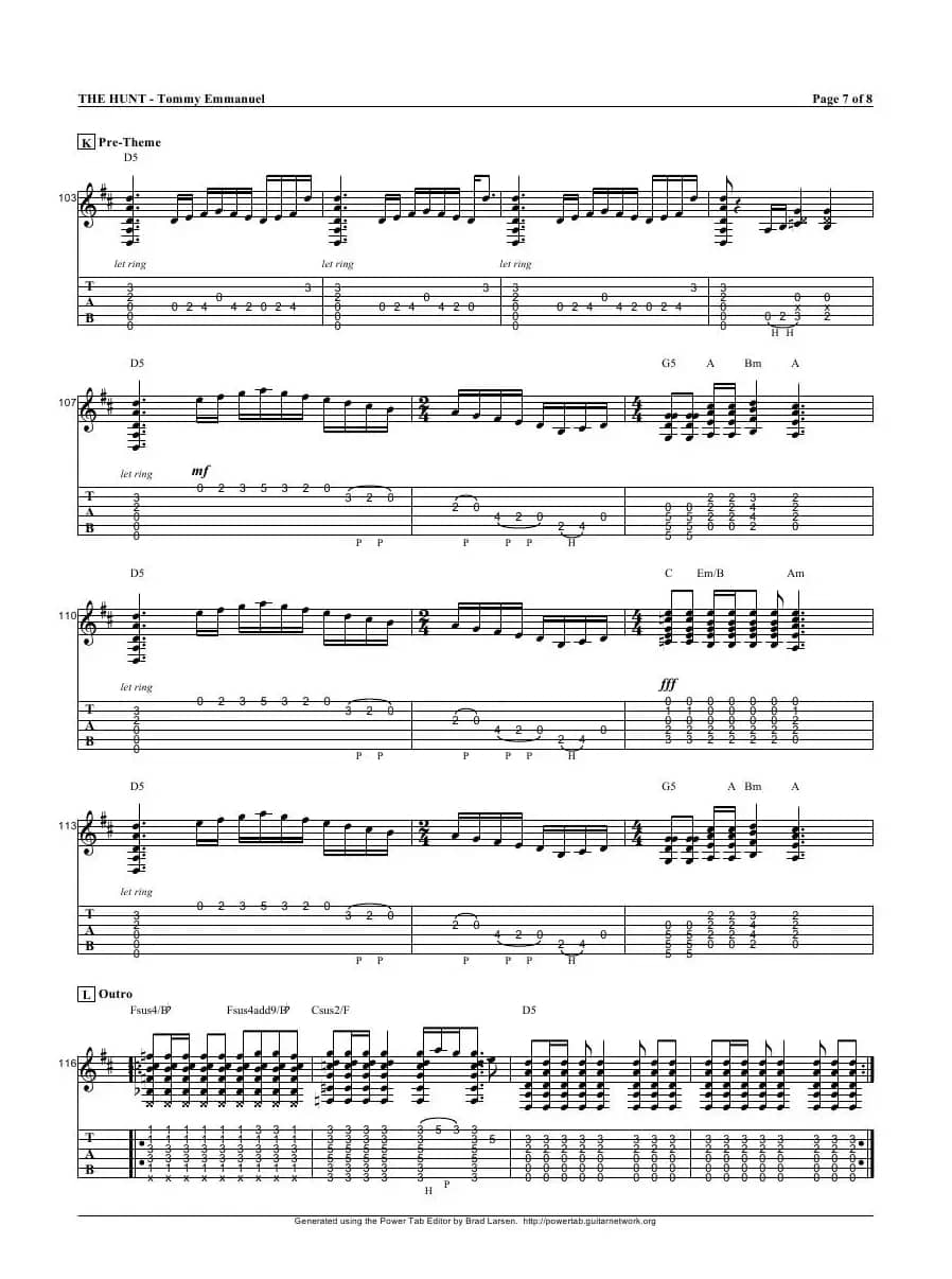 tommy emmanuel：the hunt（指弹吉它）