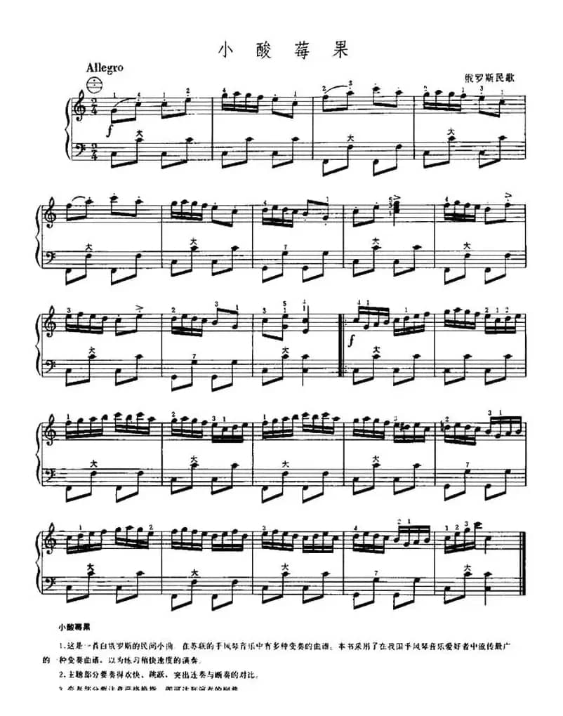 小酸莓果（6个版本）