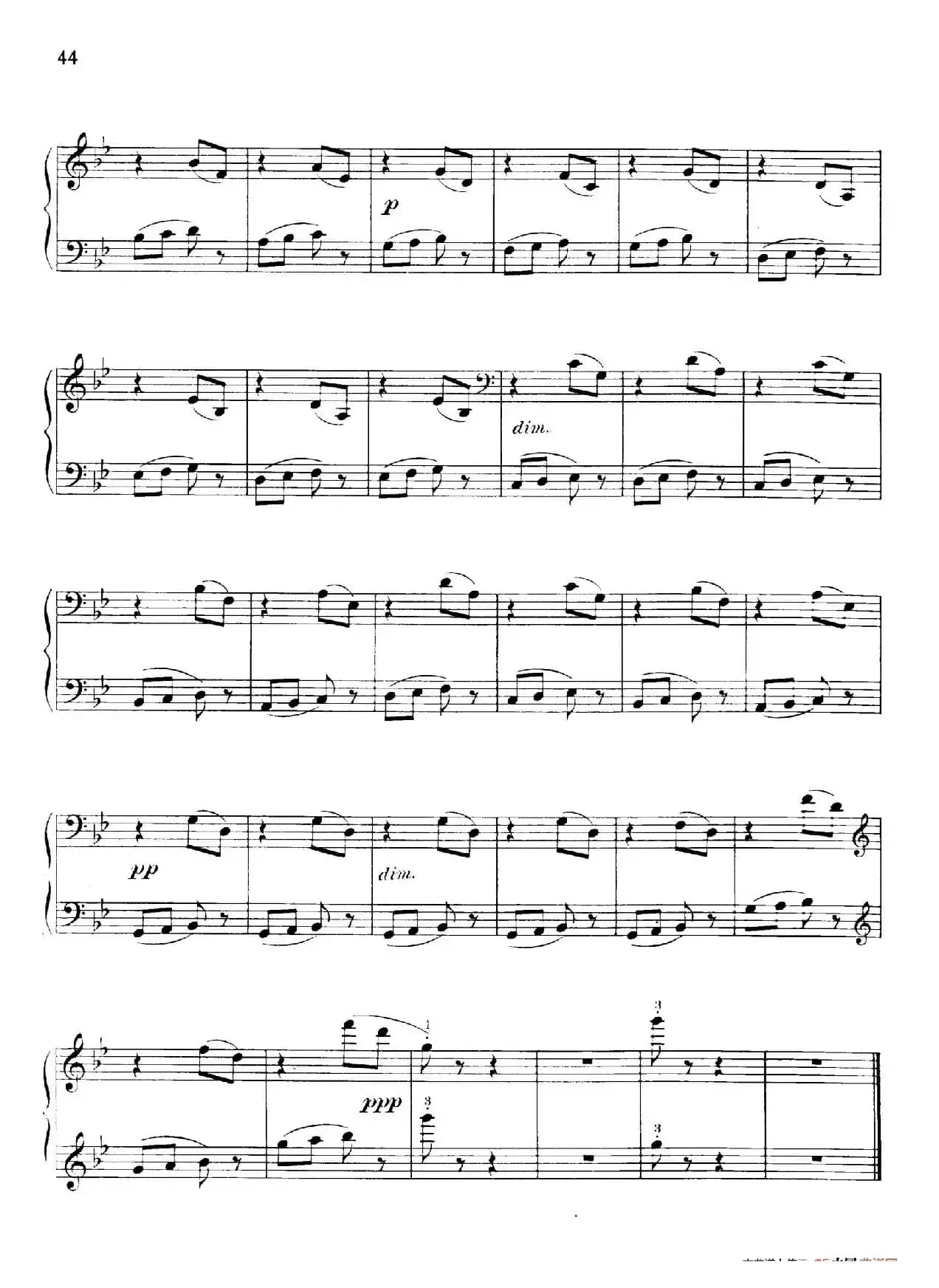 Thirty Pieces For Children Op.27（30首儿童钢琴曲 21—25）