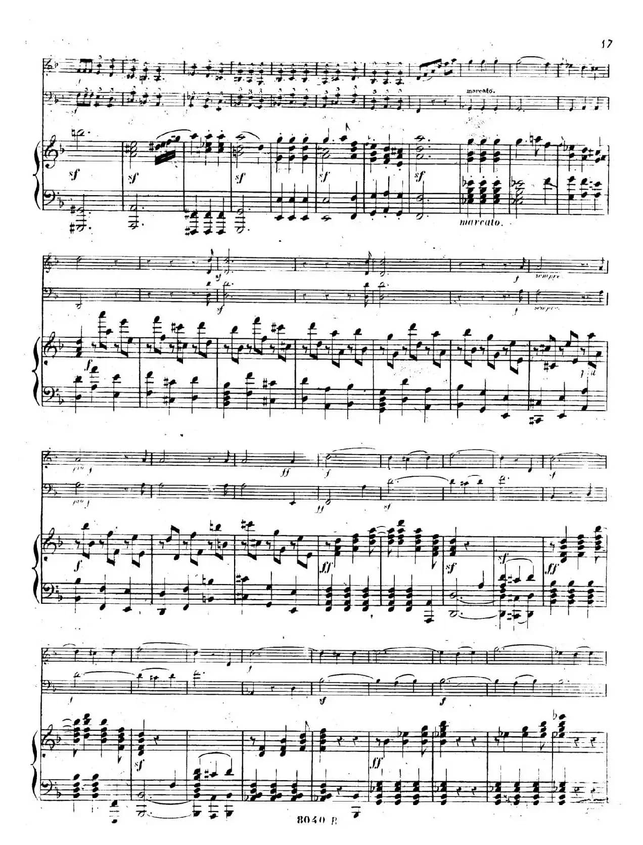 Piano Trio No.1 in d Minor Op.49（d小调第一钢琴三重奏·第一乐章）