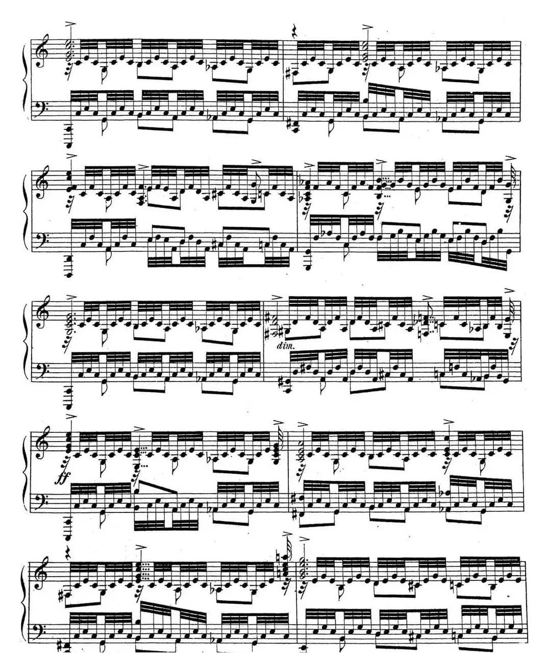 拉赫玛尼诺夫 音乐瞬间 Op.16 No.6 C大调