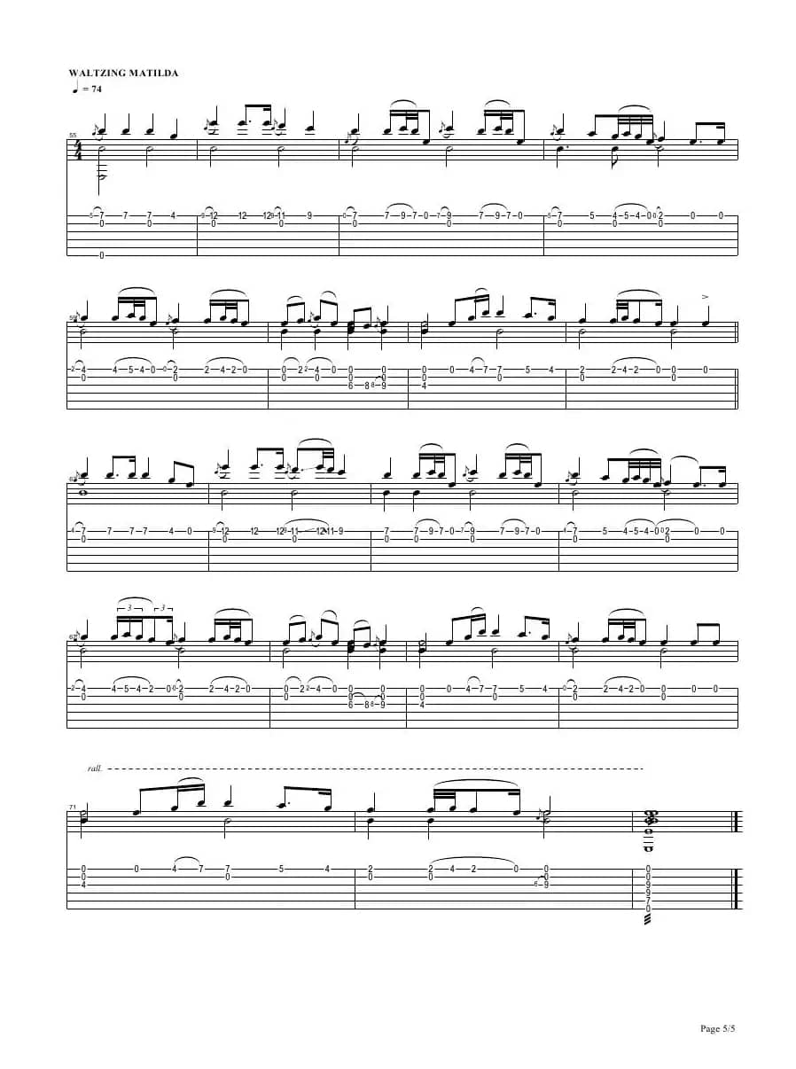 tommy emmanuel：the jolly swagman（指弹吉它）