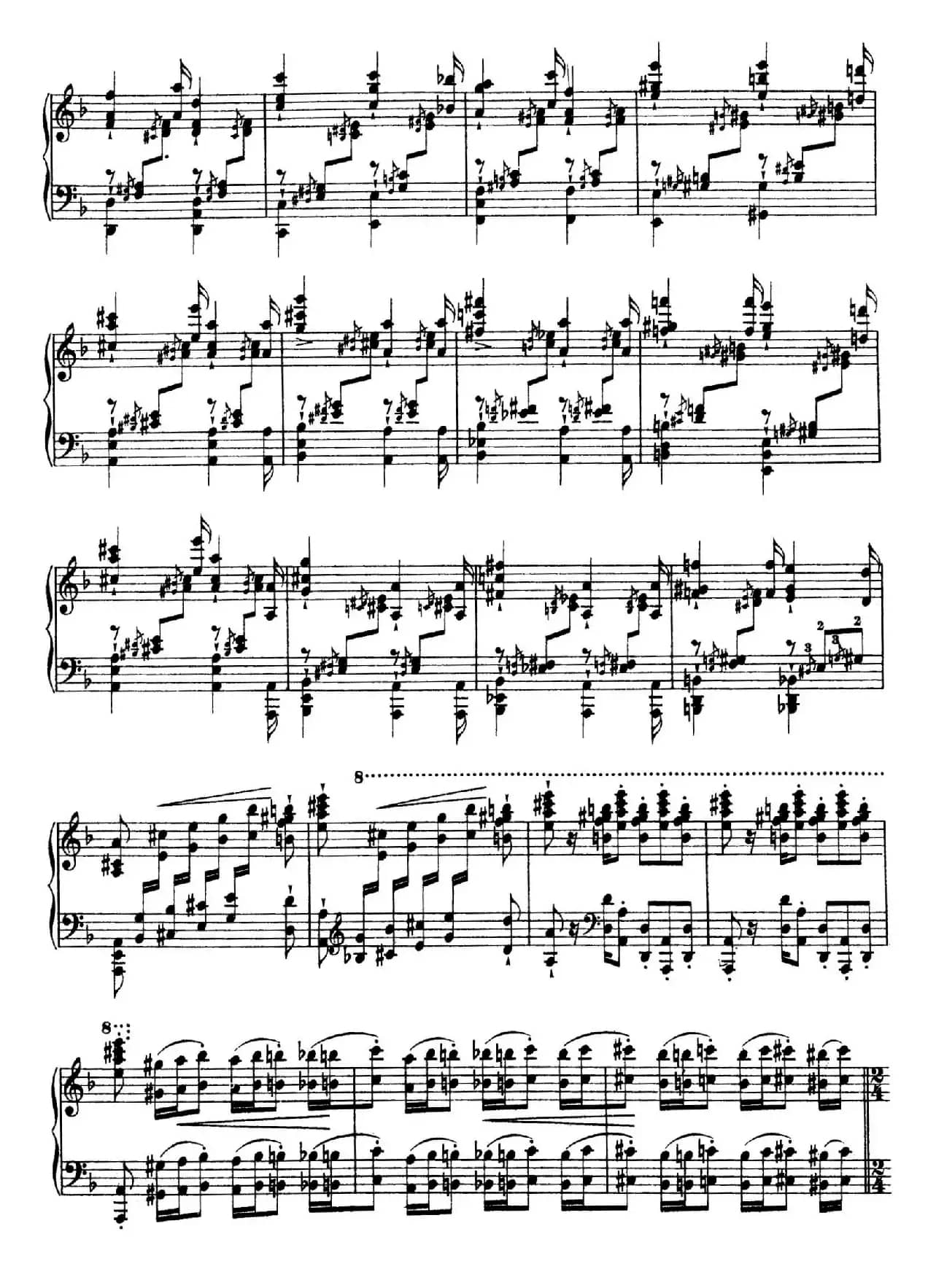 12 Etudes d'execution Transcendante S.139（12首超技练习曲·4）