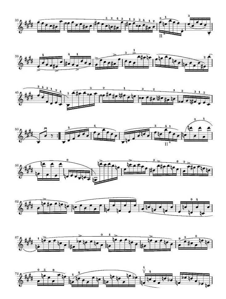 帕格尼尼24首随想曲No.3