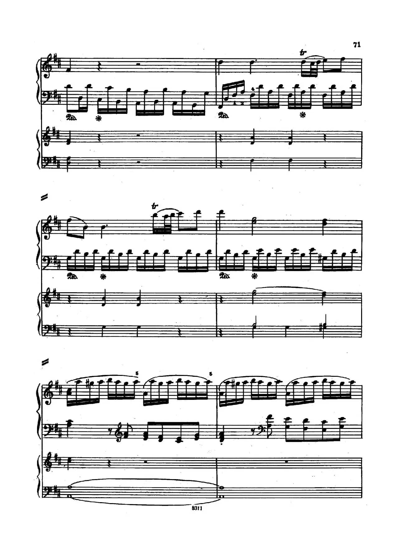 Concerto no 5 K 175 - 2 Piano（Ⅰ）