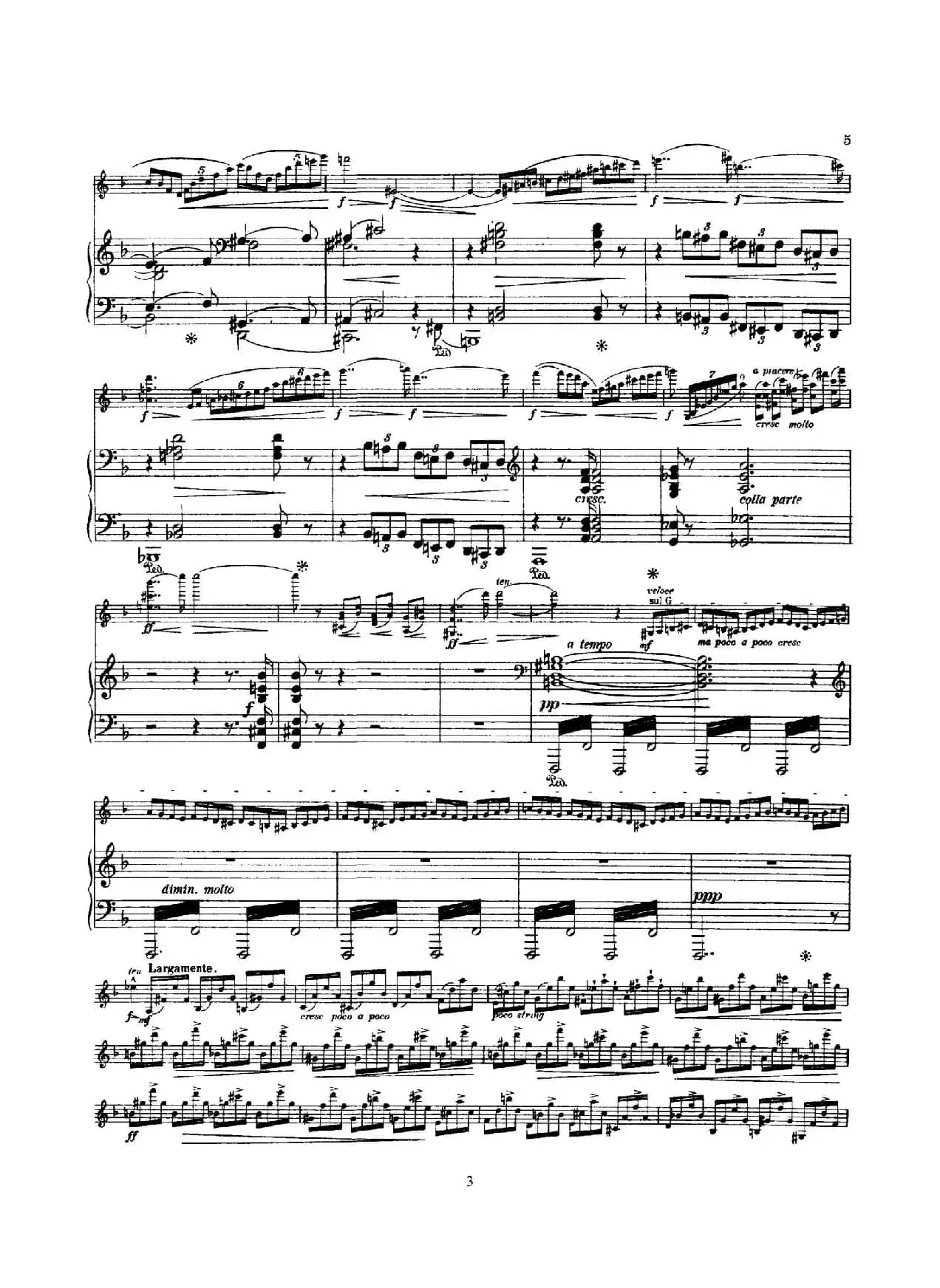 Concerto in D Minor Op.47（小提琴+钢琴伴奏）