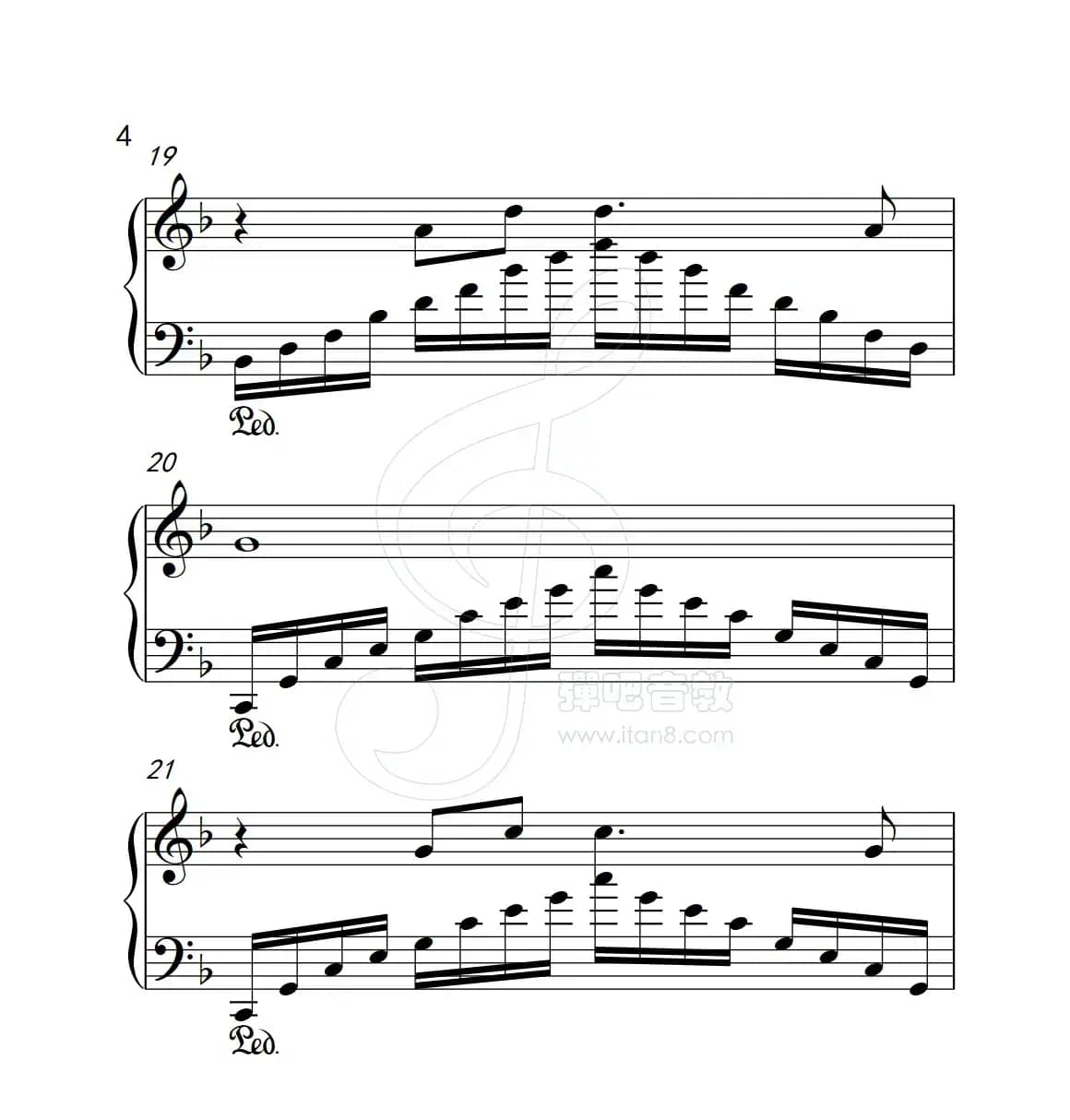 秋意浓（《弹吧音教》制谱版）