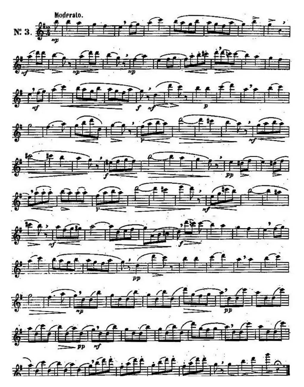 二十首练习曲作品131号（NO.3）