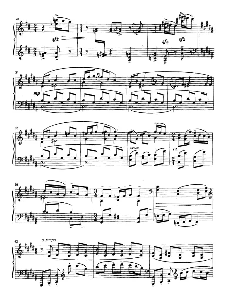 秧歌（选自《山东组曲第二号》之四）