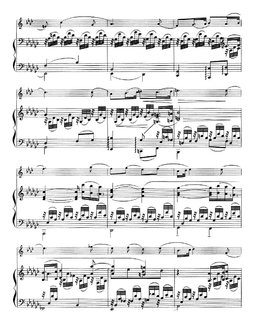 协奏曲（小号+钢琴伴奏）