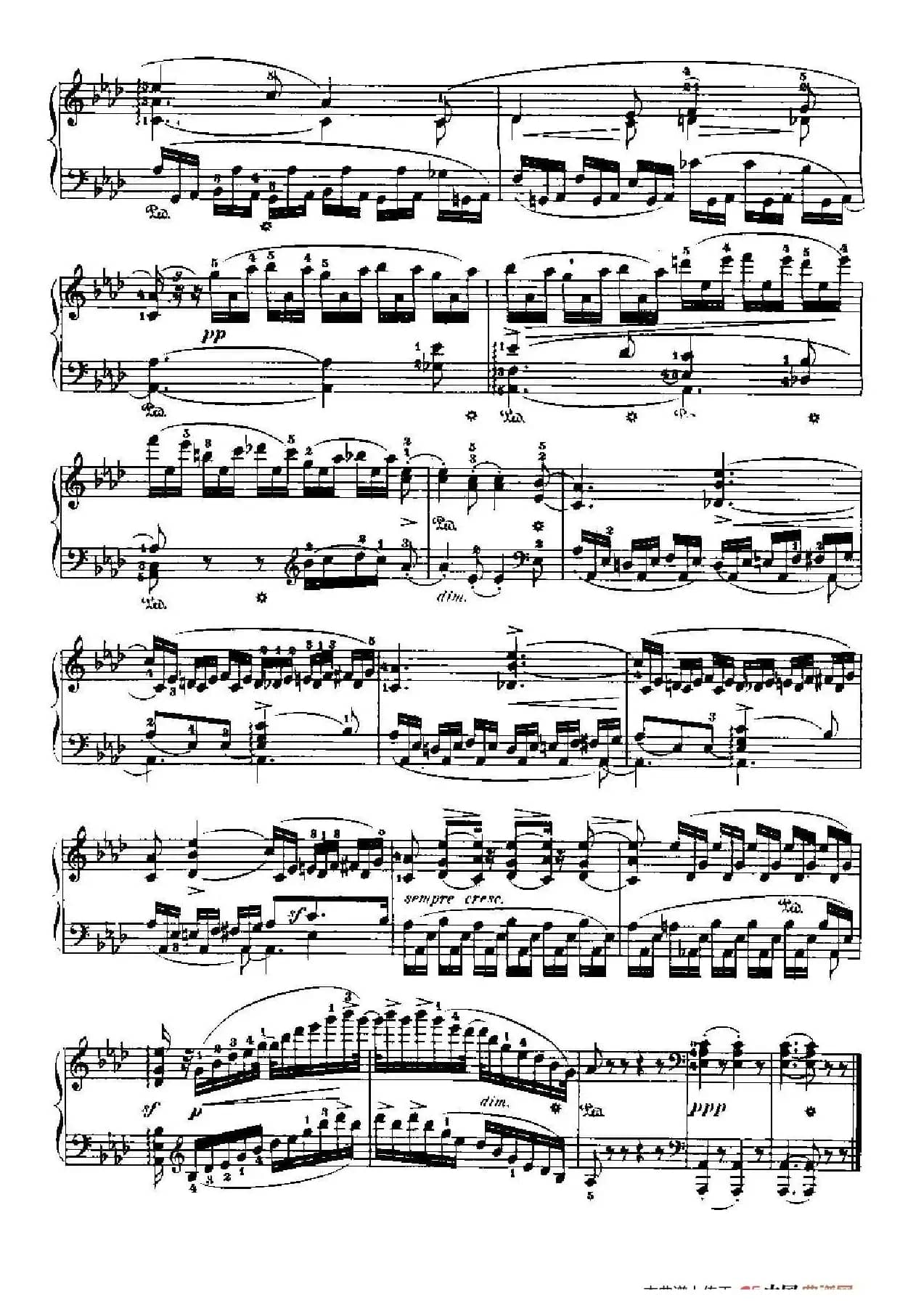 Nocturne No.3 in A-flat Majo（降A大调第三号夜曲）