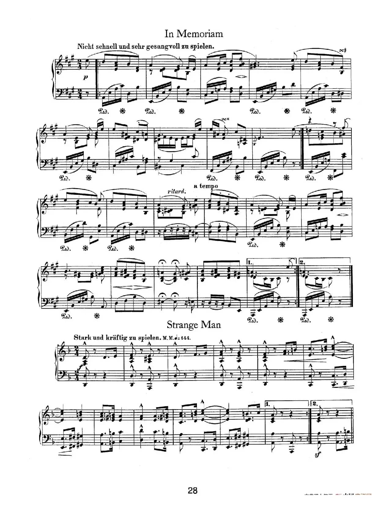 Album für die Jugend Op.68（儿童钢琴曲集）