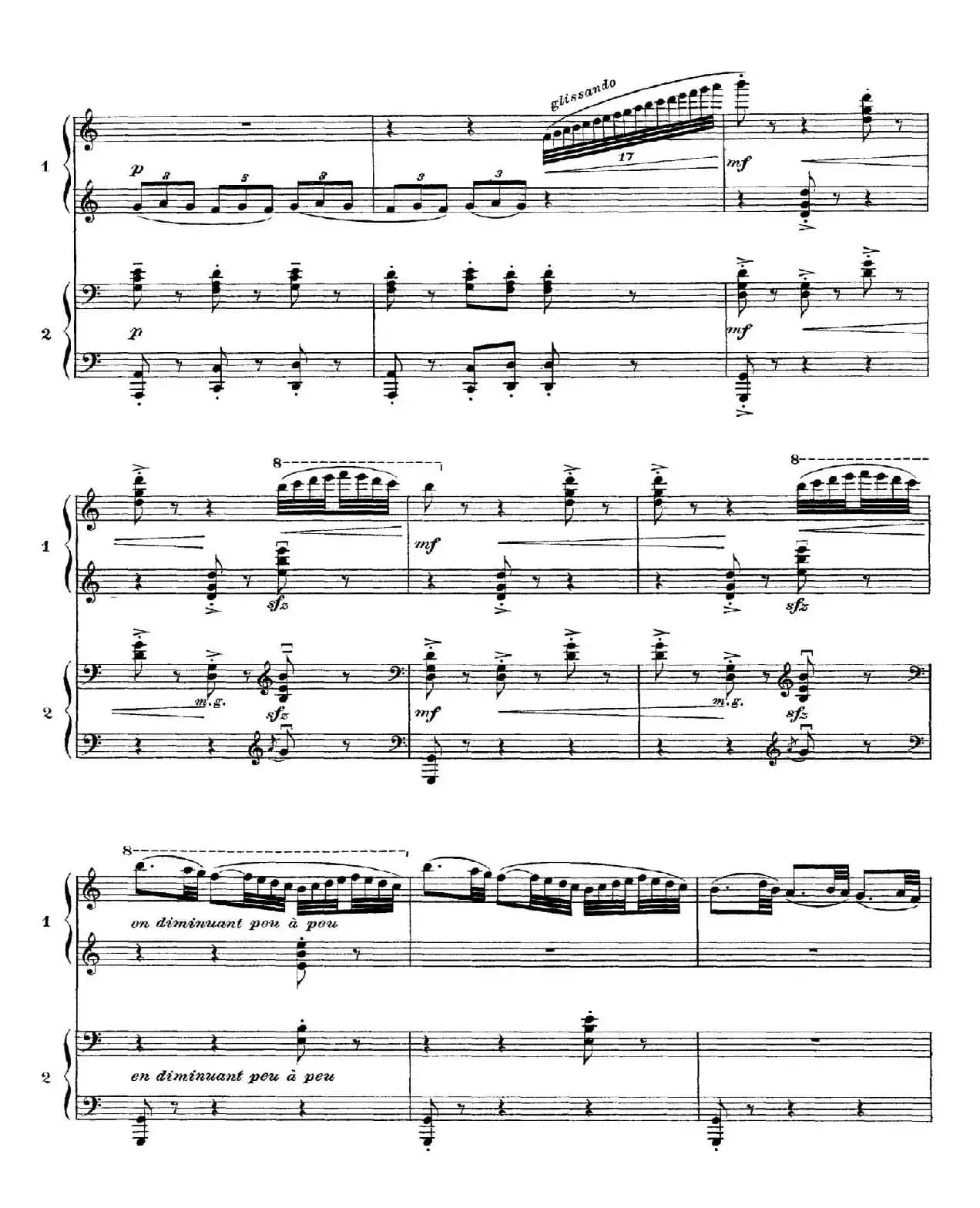 Six Epigraphes Antiques（6首古代墓志铭·四手联弹·Ⅳ）