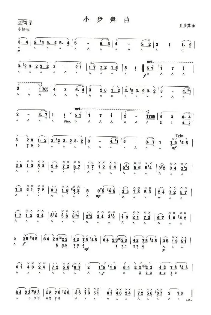 考级十级曲目：小步舞曲