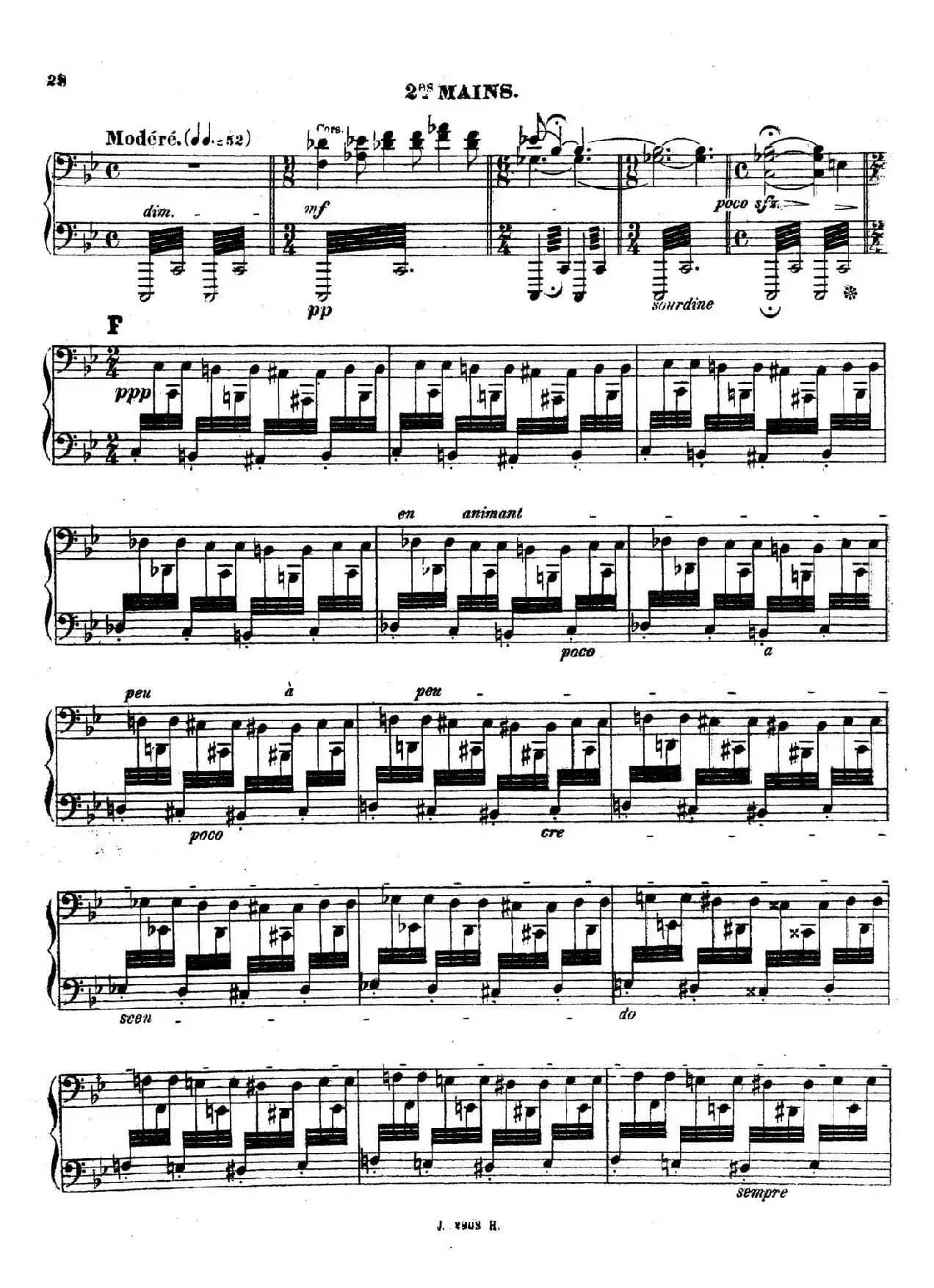 Symphony on a French Mountain Air Op.25(法国山歌交响曲·双钢琴·Ⅱ)