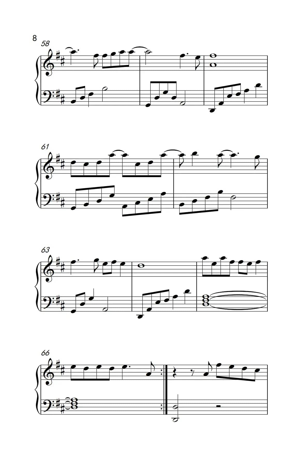 如果的事（《弹吧音教》制谱版本二）