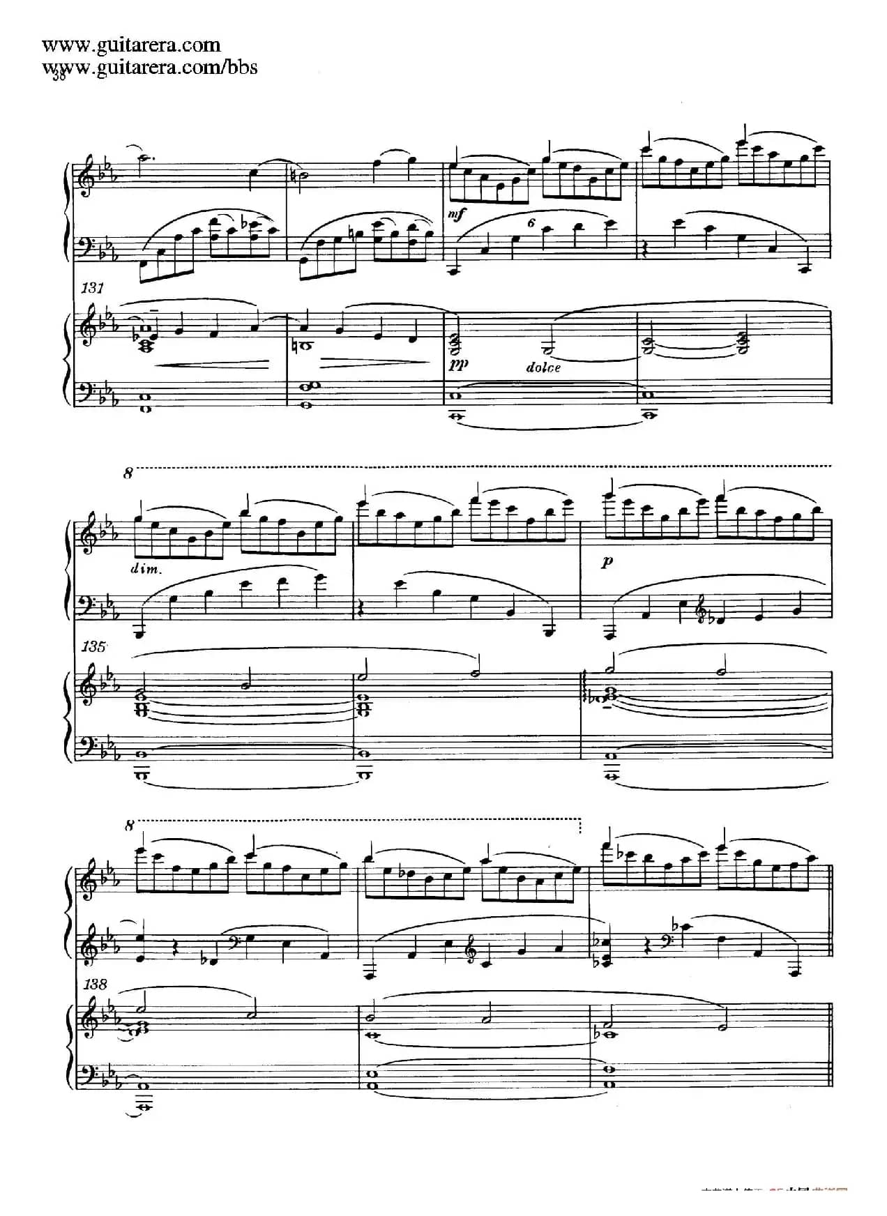 c小调第二钢琴协奏曲 Op.18（双钢琴·第一乐章）