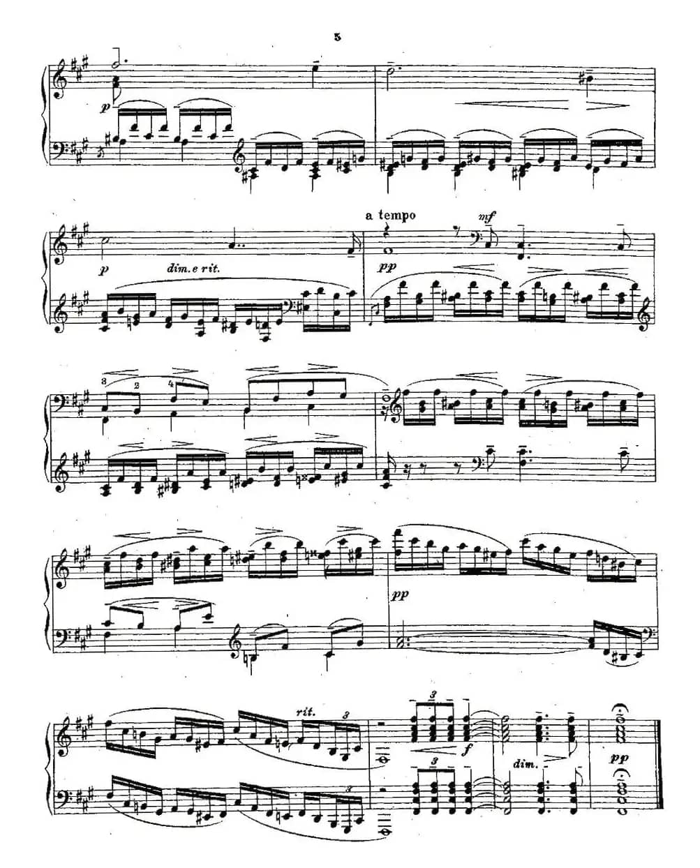 10首《前奏曲》之一（Rachmaninoff  10 Preludes, Op.23 ）