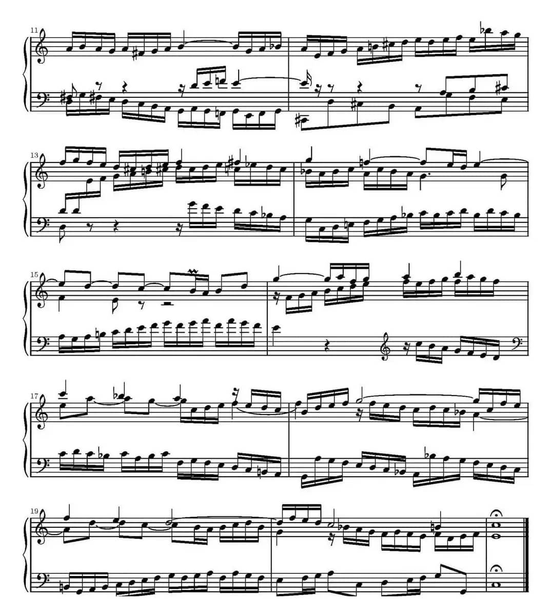 15首巴赫三部创意曲集（NO.1）