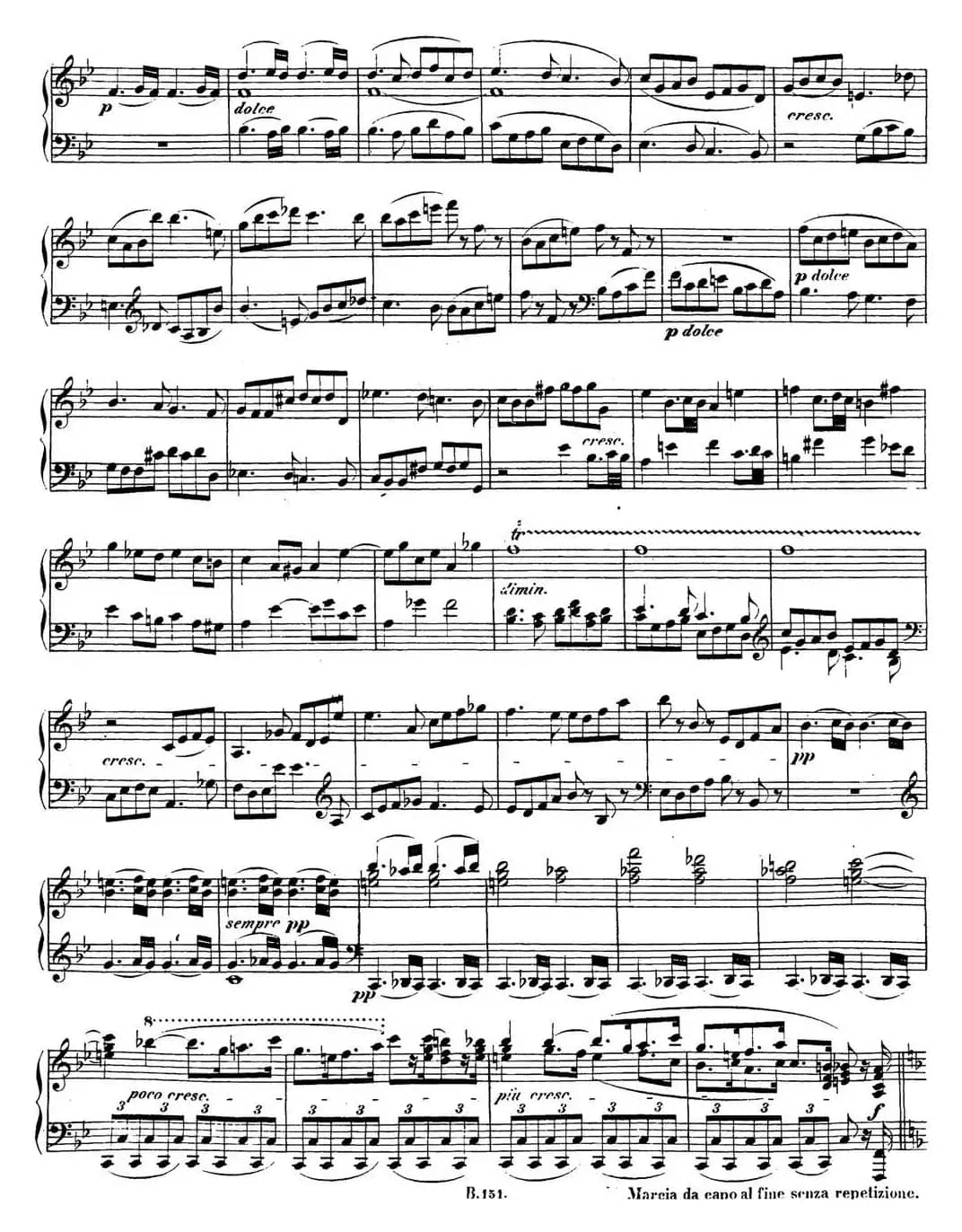 贝多芬钢琴奏鸣曲28 A大调 Op.101 A major