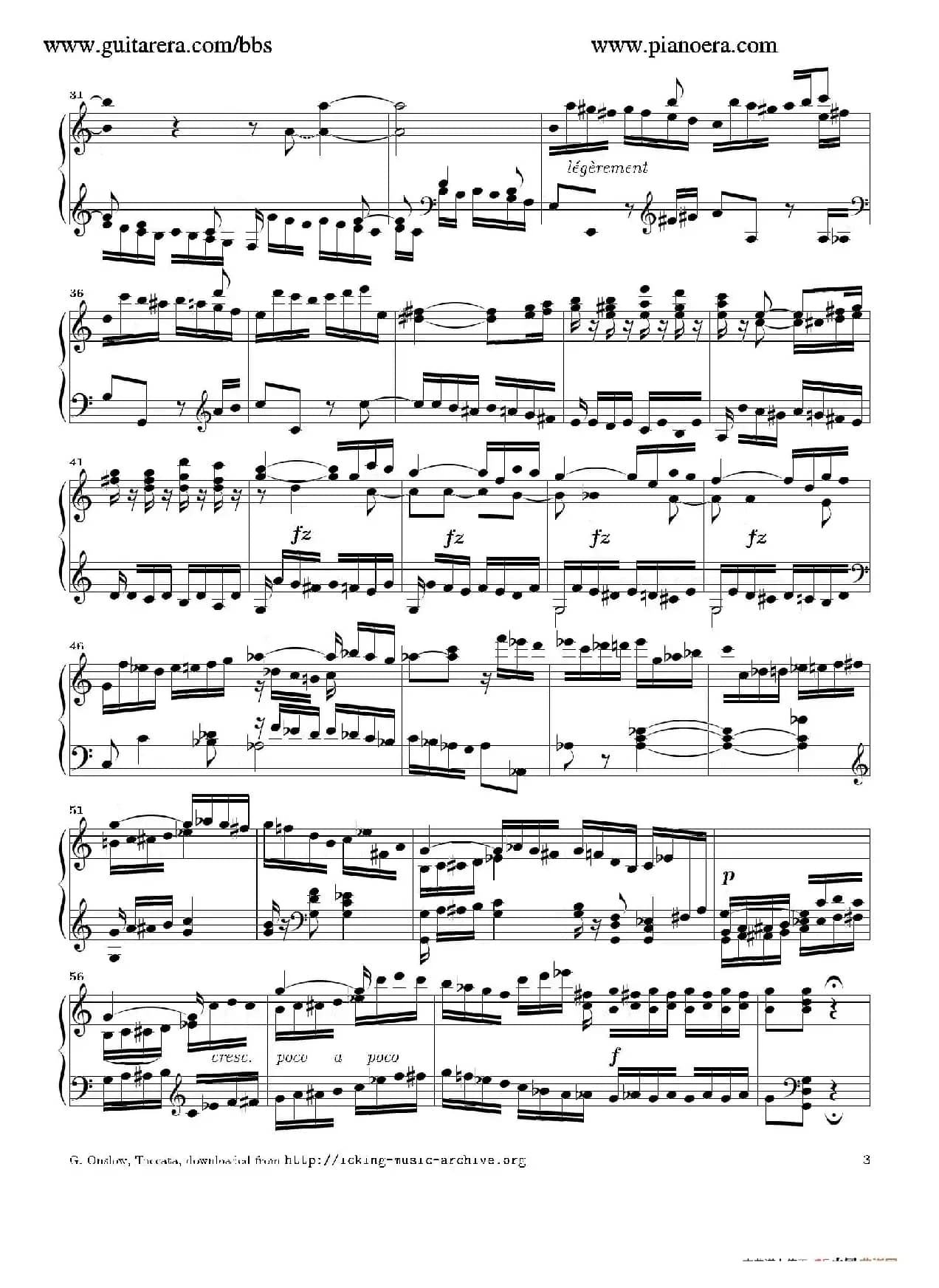 Toccata in C Major Op.6（C大调托卡塔）